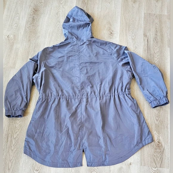 3X Lightweight Hooded Utility Jacket – Slate Grey Camo Lined, Adjustable Waist - Picture 7 of 7